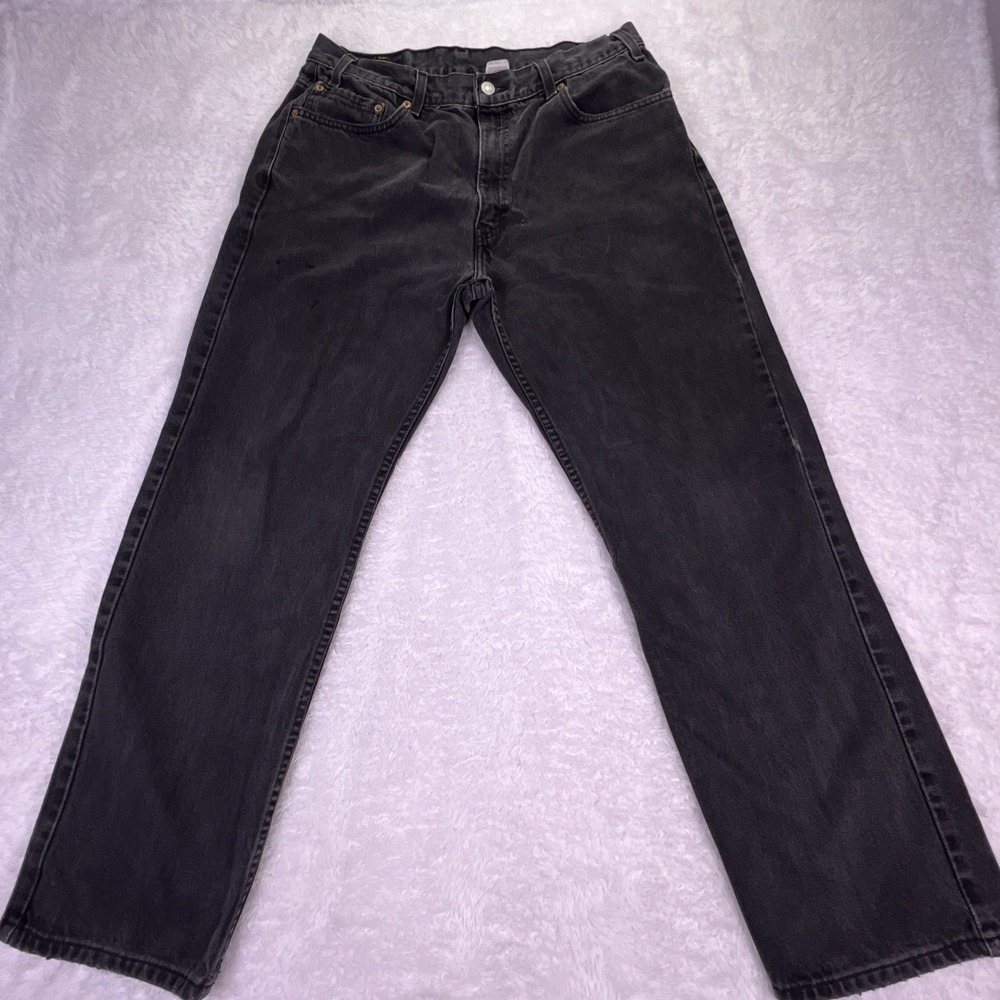 Vintage Levis Jeans Mens 36x30 (Fits 36x29) Black 505 Faded Vintage Distressed